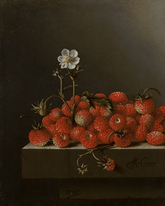 Adriaen Coorte - Still Life with Wild Strawberries – 1705